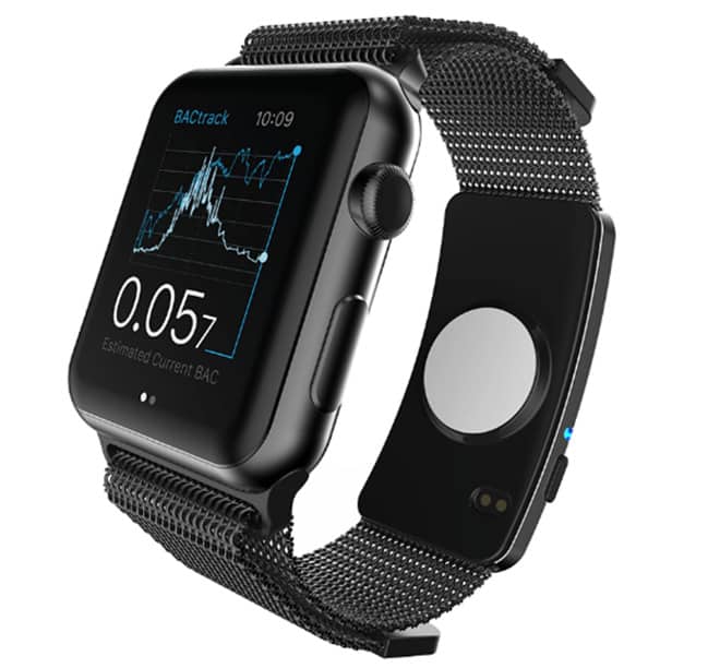 Apple Watch breathalyzer