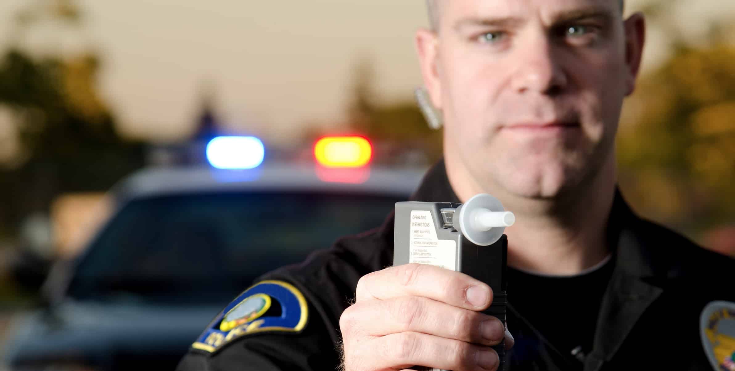Police DWI Tests Portable Breath Test and DWI Blood Test field sobriety test opinion crime