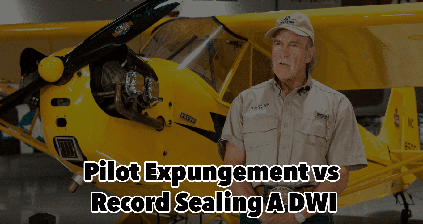 Pilot Expungement vs Record Sealing A DWI