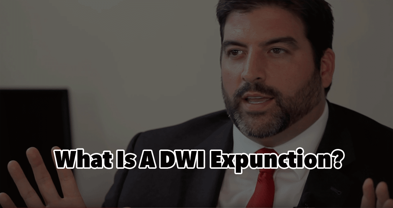 What Is A DWI Expunction?