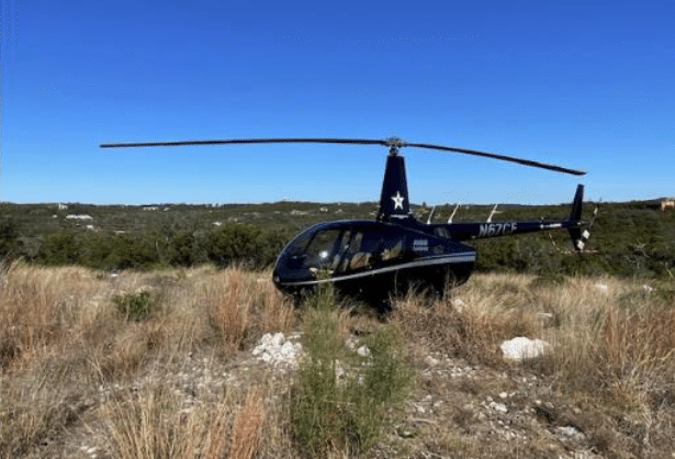 Emergency R66 Helicopter landing